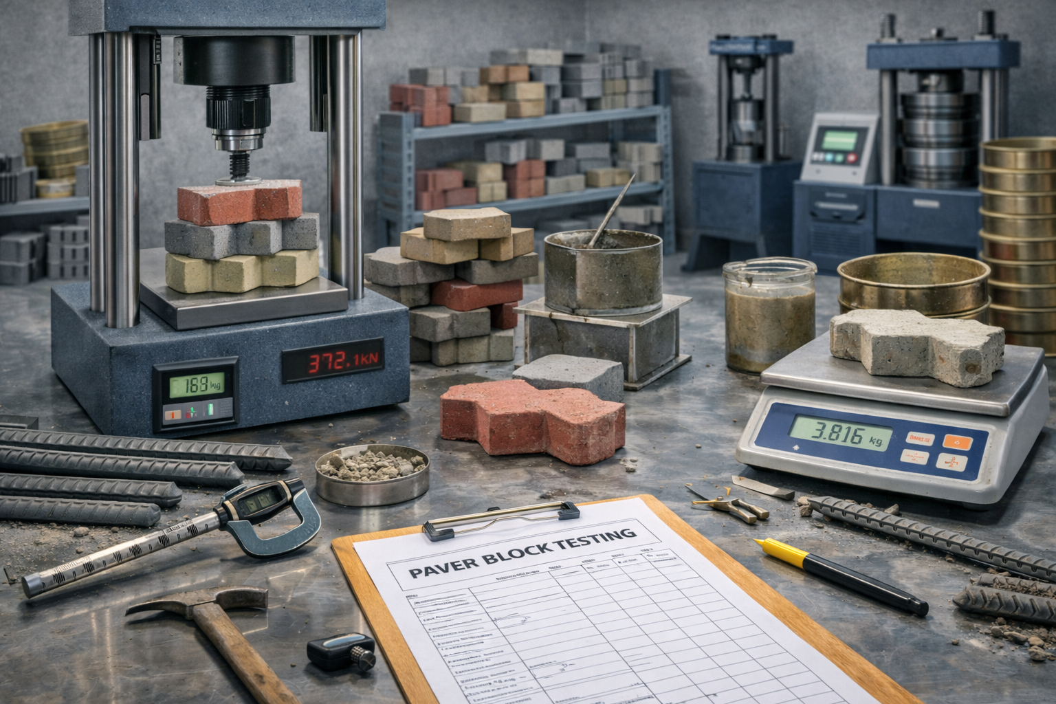 Paver Block Testing